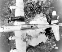 1945年6月頃の大阪大空襲（大阪市内）
